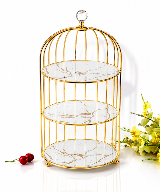 Aiza’s 3 Layers Cage Cosmetics Storage Organizer