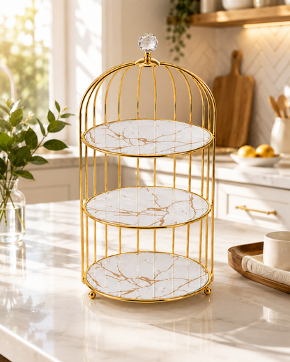 Aiza’s 3 Layers Cage Cosmetics Storage Organizer