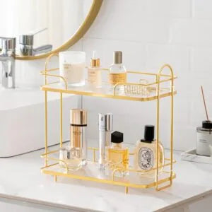 ✨ Aiza's Vanity Tray With Its Refined Finish and Decorative
