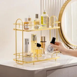 ✨ Aiza's Vanity Tray With Its Refined Finish and Decorative