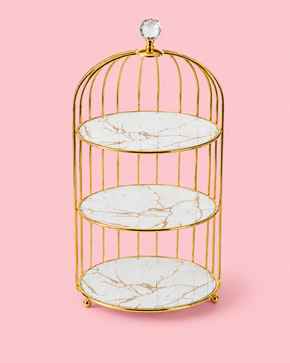 Aiza’s 3 Layers Cage Cosmetics Storage Organizer