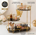Luxury 3-Tier Butterfly Jewelry Organizer Stand