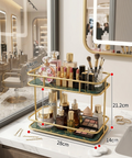 2-Tier Acrylic Countertop Organizer | Luxury Makeup, Skincare & Perfume Storage Rack
