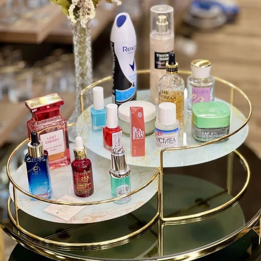 Aiza’s 2 Pieces Makeup Organizer Tray For Cosmetics