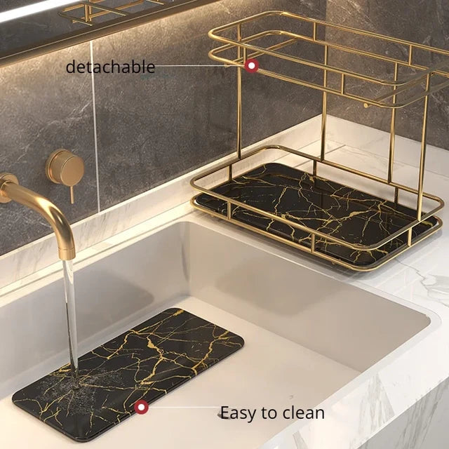 2 Layers Acrylic Design Counter-top Organizer | Aiza Decor
