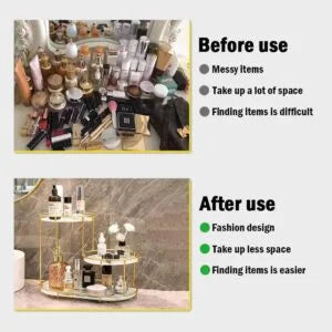 ✨ Aiza's Luxury Design Free Standing Shelf 3 Tier Organizer