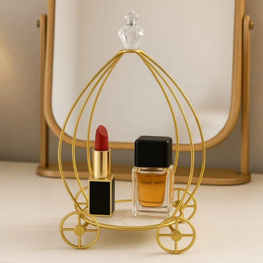 ✨ Gold Metal Hamper Basket Shape. | Aiza Decor