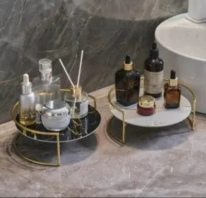 ✨ Aiza's Round Shape Cosmetics Organizer Trays