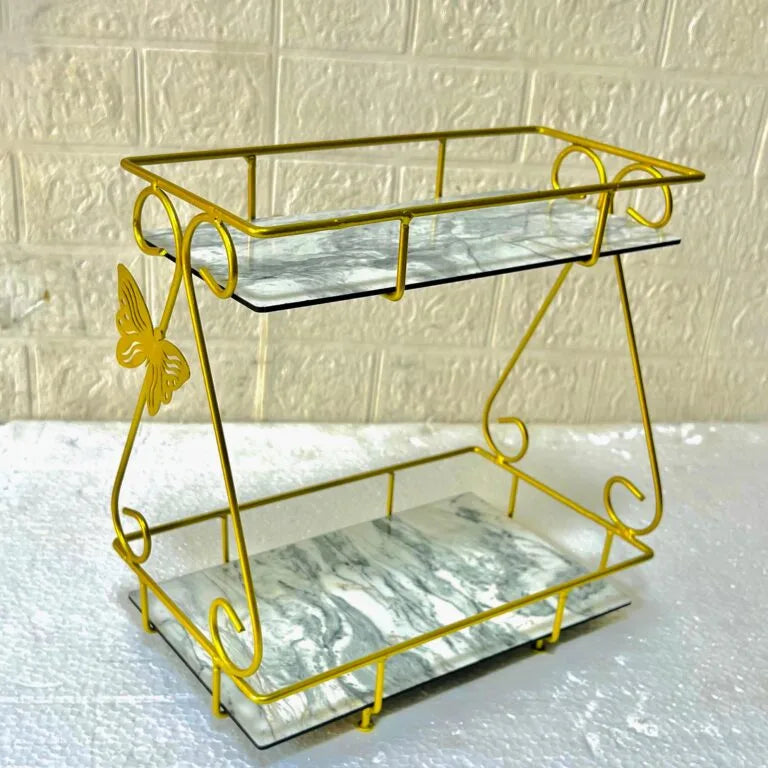 2 Layers Vanity Organizer Stand