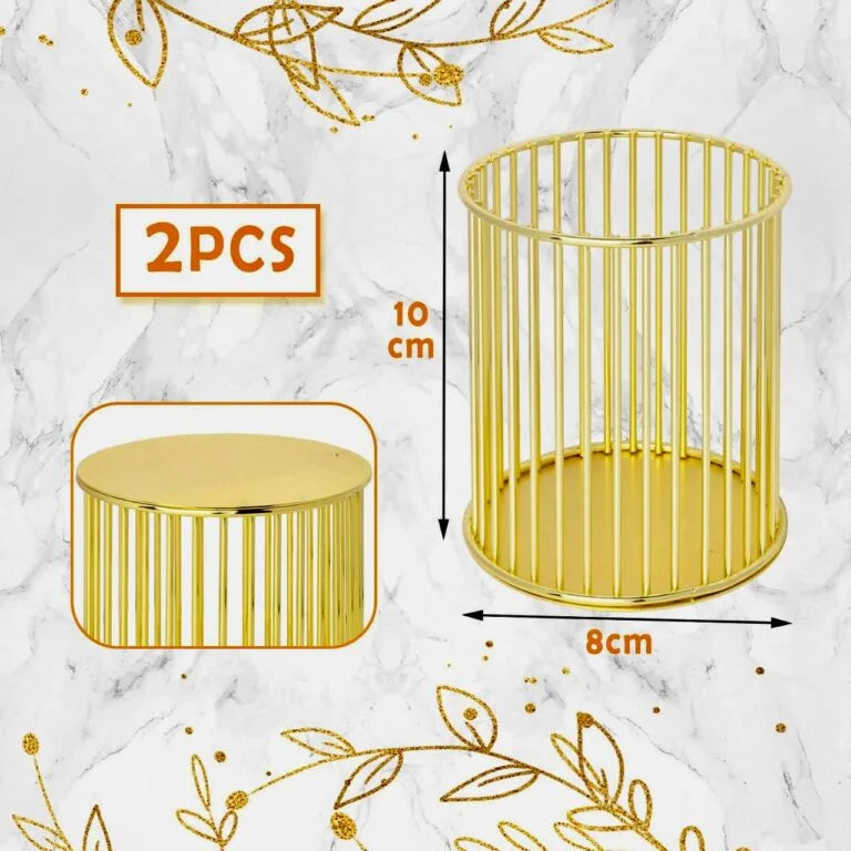 ✨ Aiza's Metal Cosmetics Holder for Brushes and Pens
