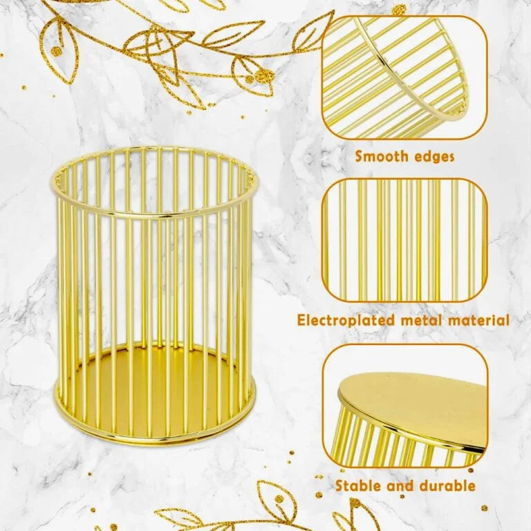 ✨ Aiza's Metal Cosmetics Holder for Brushes and Pens