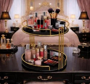 ✨ 2 Layers Makeup Organizer Stand.