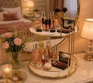 ✨ 2 Layers Makeup Organizer Stand.