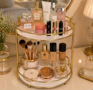 ✨ 2 Layers Makeup Organizer Stand.
