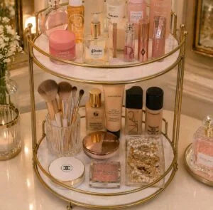 ✨ 2 Layers Makeup Organizer Stand.