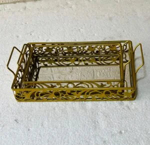 ✨ Aiza's Set of 2 Luxury Decorative Trays