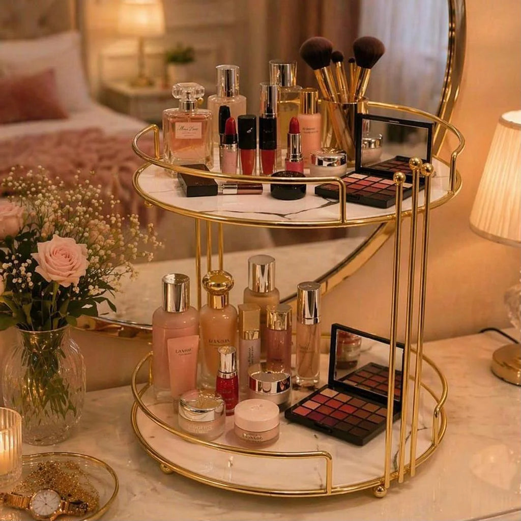✨ 2 Layers Makeup Organizer Stand.
