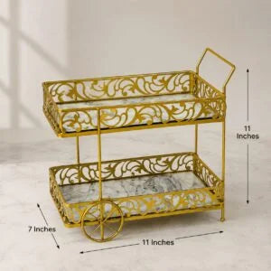 ✨ Aiza's Tea Trolley Shape Organizer