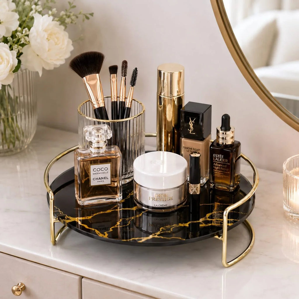 ✨ Aiza's Round Shape Cosmetics Organizer Trays