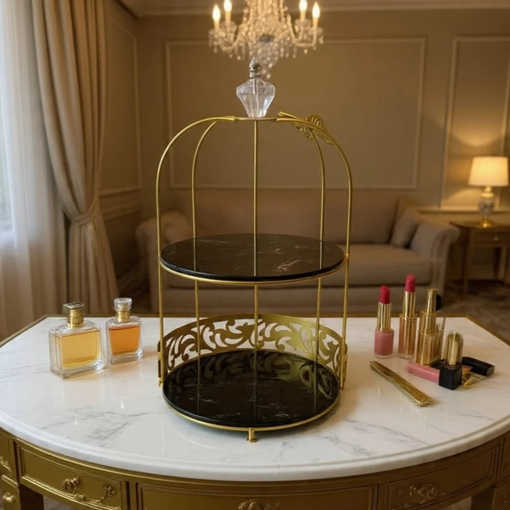 ✨ Butterfly 2 Layers Vanity Cage Organizer | Aiza Decor