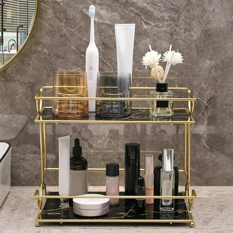 ✨ 2 Layers Cosmetics Organizer For Dressing.