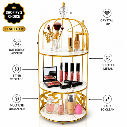 Aiza’s 2 Layers Cosmetics Cage Organizer